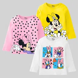 Disney By Miss and Chief Girls 3 Minnie Mouse Printed Applique T-shirt-image-92