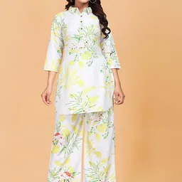 VORHIZA Printed Tunic With Palazzo Co-Ords-54
