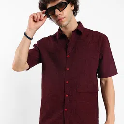 Campus Sutra Men Comfort Opaque Casual Shirt-image-61