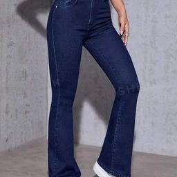 Zizvo Women Straight Fit High-Rise Slash Knee Jeans-image-31