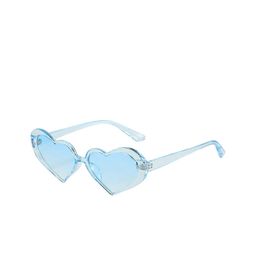 Secret Lives Unisex Other Sunglasses with UV Protected Lens Short Heart sky blue-Blue-image-16
