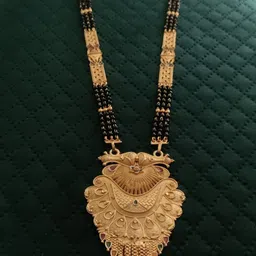 V.K.PAYAL.JEWELLERY Gold-Plated Artificial Beaded Mangalsutra-picture-48