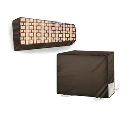 The Furnishing Tree Beige Printed Air Conditioner Cover-image-38