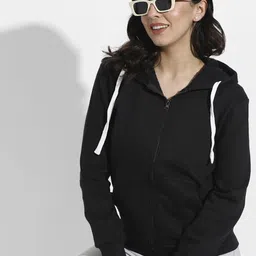 Campus Sutra Women Hooded Sweatshirt-picture-7