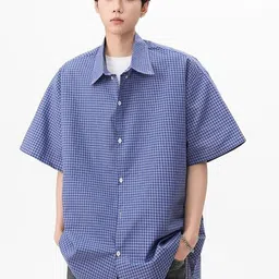 StyleCast x Revolte Men Bengal Stripes Striped Oversized Shirt-image-47