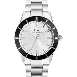Daniel Wellington Index Bezel Men Stainless Steel Straps Analogue Watch DW00100819K-49