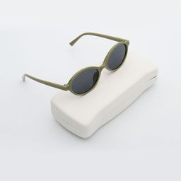 PELLE LUXUR Women Oval Sunglasses with UV Protected Lens PL25GS181-image-89