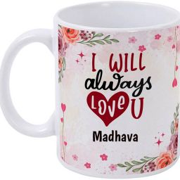 Madhava I Love You / Gift for Couple Ceramic Coffee Mug-image-34