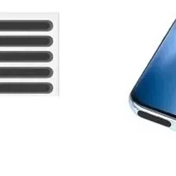 NKPR Speaker Anti-Dust Protector Sticker Short 5 & long 5 Pec) All Smartphones_0303 Speaker Mod-16