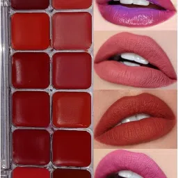 Lip Gloss Plate Waterproof Easy-On Makeup Hot-image-38