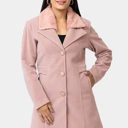 avangard Polyester Self Design Coat For Women-picture-17