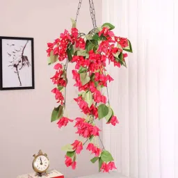 arick decor Red Artificial Bougainvillea Flower Bush-picture-29