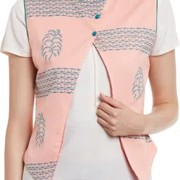 bitterlime Self Design Women Waistcoat-picture-16