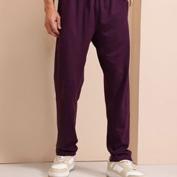 Mast & Harbour Men Mid-Rise Regular Fit Track Pants-image-96