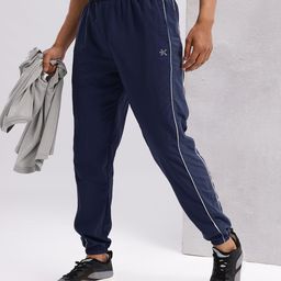 HRX by Hrithik Roshan Men Contrast Piping Mid-Rise Rapid-Dry Running Joggers-image-95
