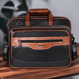 LOREM Unisex Textured Laptop Bag-83