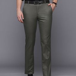 Raymond Men Regular Fit Formal Trousers-image-8