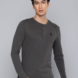 Skechers Self Design GOKNIT PIQUE Henley Neck Sports T-shirt-image-83