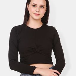 Be You Twisted Cotton Crop Top-image-92
