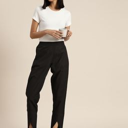 MBeautiful Women Black Organic Cotton Lounge Pants-image-87