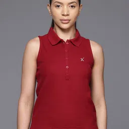HRX by Hrithik Roshan Polo Collar Yoga T-shirt-picture-10