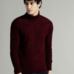 Roadster The Lifestyle Co. Men Self-Design Sweater-picture-10