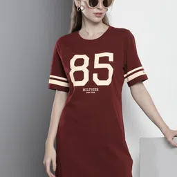 Tommy Hilfiger Pure Cotton Printed T-shirt Dress-picture-12
