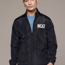 The Roadster Lifestyle Co. Typography Print Tailored Jacket-picture-25