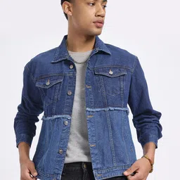 glitchez Urban Essentials Fringed Denim Jacket-picture-54