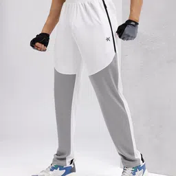 HRX by Hrithik Roshan Men Colourblocked Mid-Rise Rapid-Dry Running Track Pants-image-13