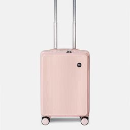 French Connection Textured Hard Cabin Trolley Suitcase- 44L-17