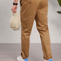 Nautica Men Regular Fit Mid Rise Chinos Trousers-image-41