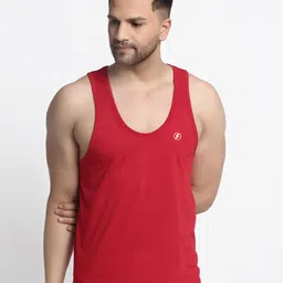 Friskers Scoop Neck Pure Cotton Gym Innerwear Vests-image-95