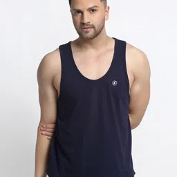 Friskers Scoop Neck Pure Cotton Gym Innerwear Vests-image-96