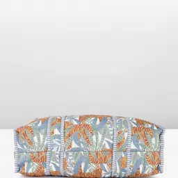 Anouk Printed Structured Tote Bag with Quilted image 2