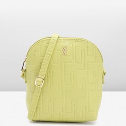 Baggit Structured Sling Bag with Stitch Detail-18