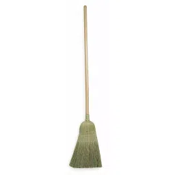 TOUGH GUY Corn Broom 38 inch Handle 304.8 mm (12 Inch) Length Face, 1VAC1-46