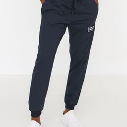 Trendyol Men Navy Blue Solid Joggers-image-76