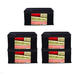 AMAK INC Black Fabric Multi-Utility Wardrobe Organisers-picture-34