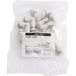 PISCO Branch Elbow Standard Type Φ6 mm, PAX6-02W (Bag of 10 Pcs)-image-83