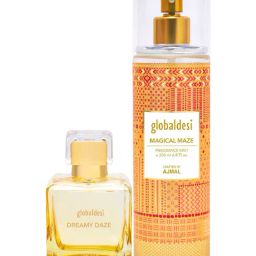 Global Desi by Ajmal Dreamy Daze Eau de Parfum & Magical Maze Fragrance Mist Combo for Women-image-42