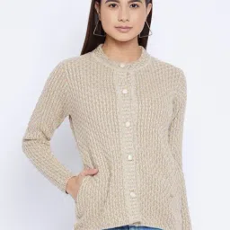 Duke Beige Self Design Sweater-image-86