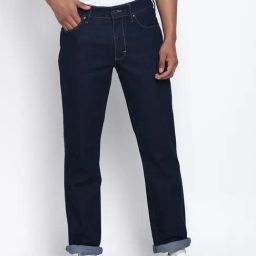 Wrangler Dark Blue Lightly Washed Jeans-image-95