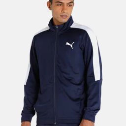Puma Blue Full Sleeves Polyester Jacket-image-61