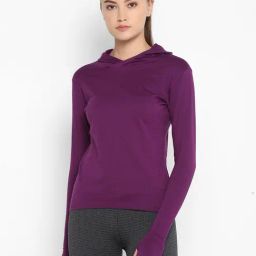 Appulse Purple Cotton Slim Fit T-Shirt-image-99