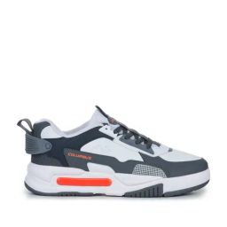 Columbus Men's White & Grey Casual Sneakers-image-46
