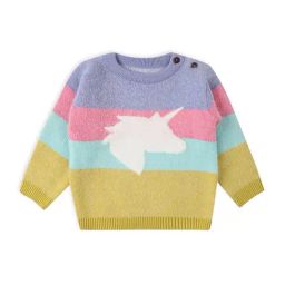 MiArcus Kids Multicolor Color Block Full Sleeves Sweater-picture-2
