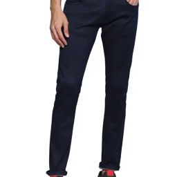 Allen cooper Dark Blue Regular Fit Jeans-image-54