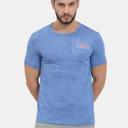 Masculino Latino Blue Regular Fit Round Neck Sports T-Shirt-picture-44