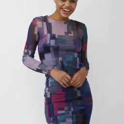Forever 21 Multicolor Printed Bodycon Dress-picture-14